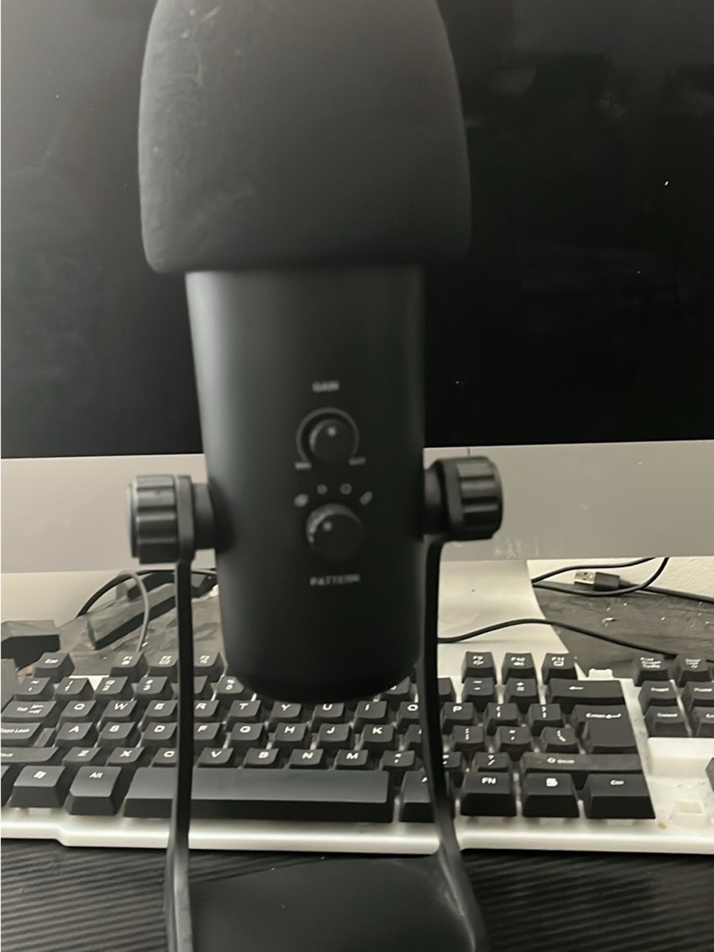 OVO Black Desktop USB Condenser Microphone